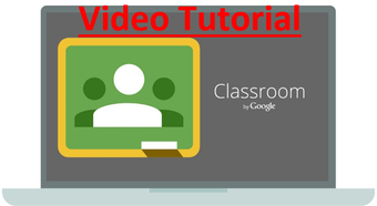 Google Classroom video login tutorial
