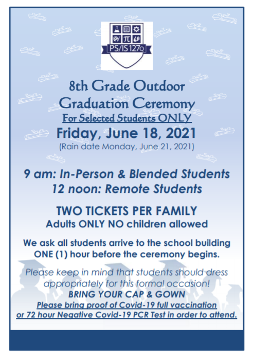 Graduation flyer