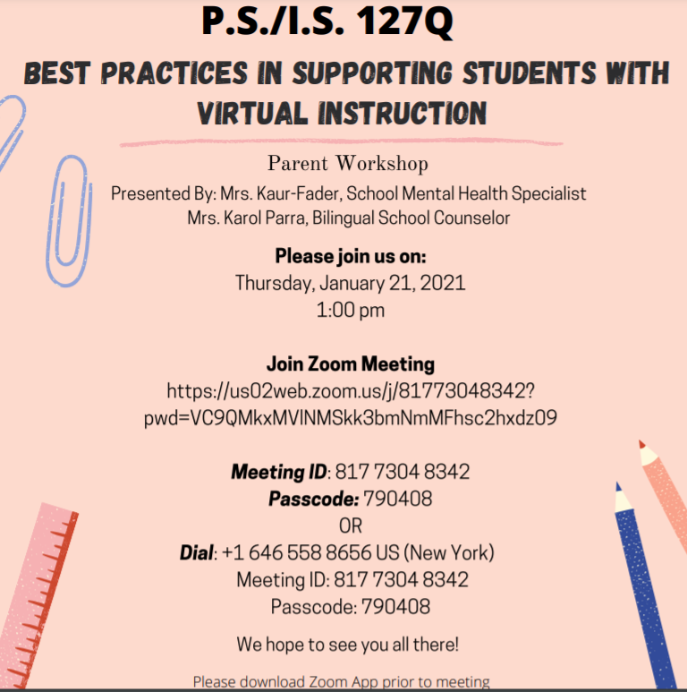 Virtual Best practices meeting